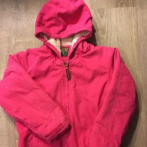 Schmidt Kids Workwear Jacket Durable Canvas Sherpa